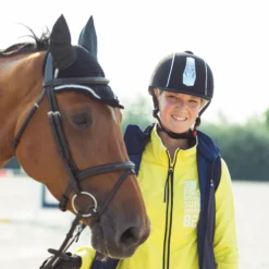 Horze Triton Galaxy Riding Helmet -Equestrian Supplies 30048 BL CHR 6