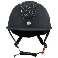 Horze Solara Riding Helmet -Equestrian Supplies 30069 BL WH 2
