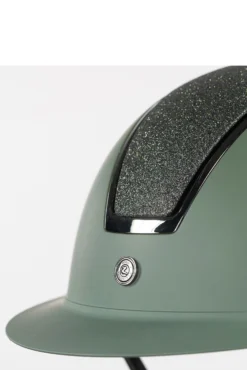 Horze Monarch Metallic Glitter Helmet -Equestrian Supplies 30073 BKGR GR 04