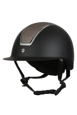 Horze Monarch Metallic Glitter Helmet -Equestrian Supplies 30073 bl brz 01
