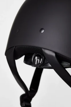 Horze Noir Riding Helmet With Shiny Frame & Sun Visor -Equestrian Supplies 30084 BL 6