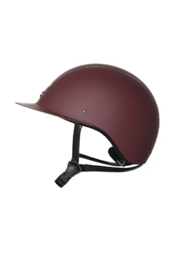 Horze Noir Riding Helmet With Shiny Frame & Sun Visor -Equestrian Supplies 30084 RMBU 3