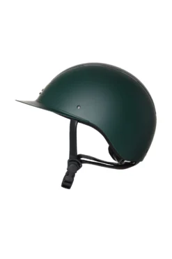 Horze Noir Riding Helmet With Shiny Frame & Sun Visor -Equestrian Supplies 30084 mvgr 03