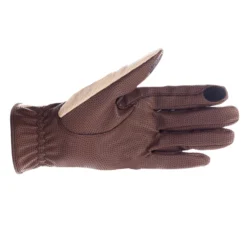 Horze Shona Touch-Screen Riding Gloves -Equestrian Supplies 31408 DBR ALBR 2