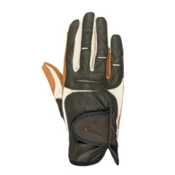 Horze Elisabeth Synthetic Leather Riding Gloves -Equestrian Supplies 31418 CBR 3