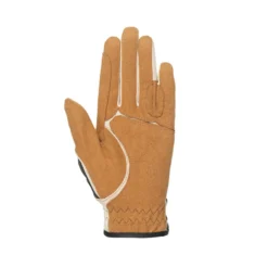 Horze Elisabeth Synthetic Leather Riding Gloves -Equestrian Supplies 31418 CBR 4