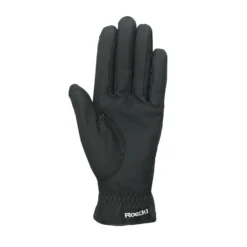 Roeckl ROECK-Grip Fleece Gloves -Equestrian Supplies 31450 BL 3
