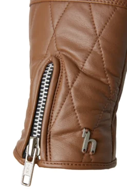Horze Theresa Women's Vegan Leather Winter Riding Gloves -Equestrian Supplies 31726 BR 4