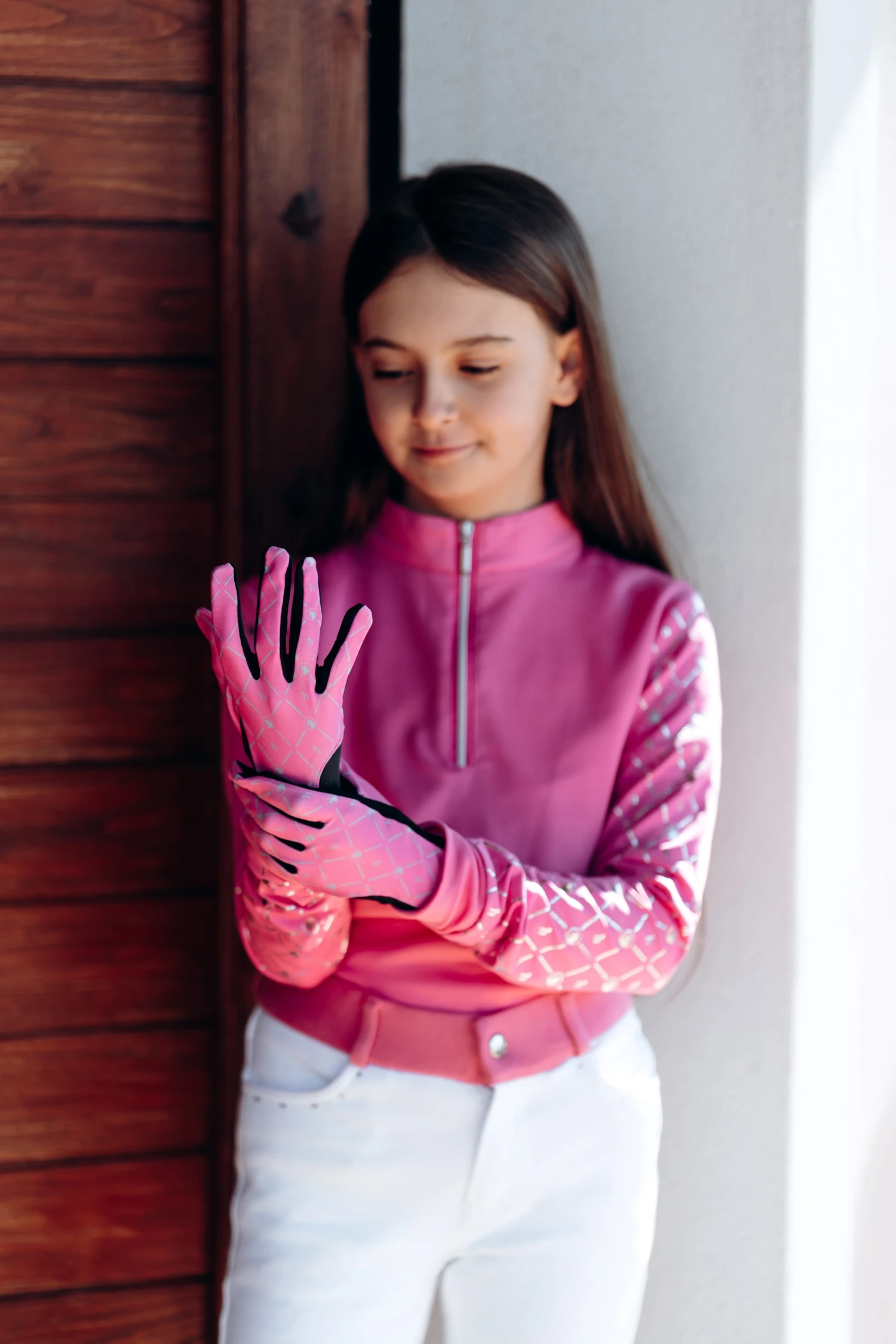 Horze Fia Kids Riding Gloves 10 Horze Fia Kids Riding Gloves - Image 10