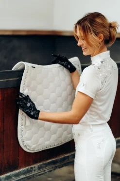 Horze Edina Women's Printed Riding Gloves 30 Horze Edina Women's Printed Riding Gloves -Equestrian Supplies 31729 BL 5