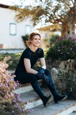 B Vertigo Women's Lace Riding Gloves -Equestrian Supplies 31739 VDB 6