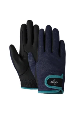 Horze Finola Kid's Glitter Riding Gloves -Equestrian Supplies 31756 590 01