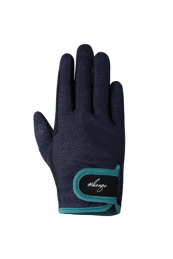 Horze Finola Kid's Glitter Riding Gloves -Equestrian Supplies 31756 590 02