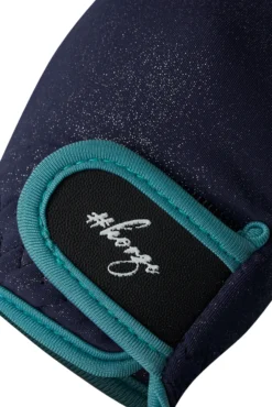 Horze Finola Kid's Glitter Riding Gloves -Equestrian Supplies 31756 590 05