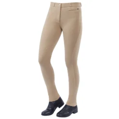 Dublin Supa-fit Zip Up Knee Patch Jodhpurs For Women -Equestrian Supplies 323898 BE 2
