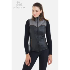 Cavalliera Winter Riding Vest, MAJESTY SOFTSHELL FUR, Waterproof