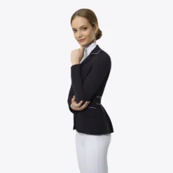 Cavalliera Riding Softshell Show Jacket Crystal Purity -Equestrian Supplies 330139 BL 3