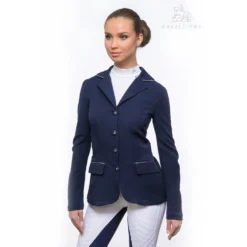 Cavalliera Riding Softshell Show Jacket Crystal Purity -Equestrian Supplies 330139 DB 1
