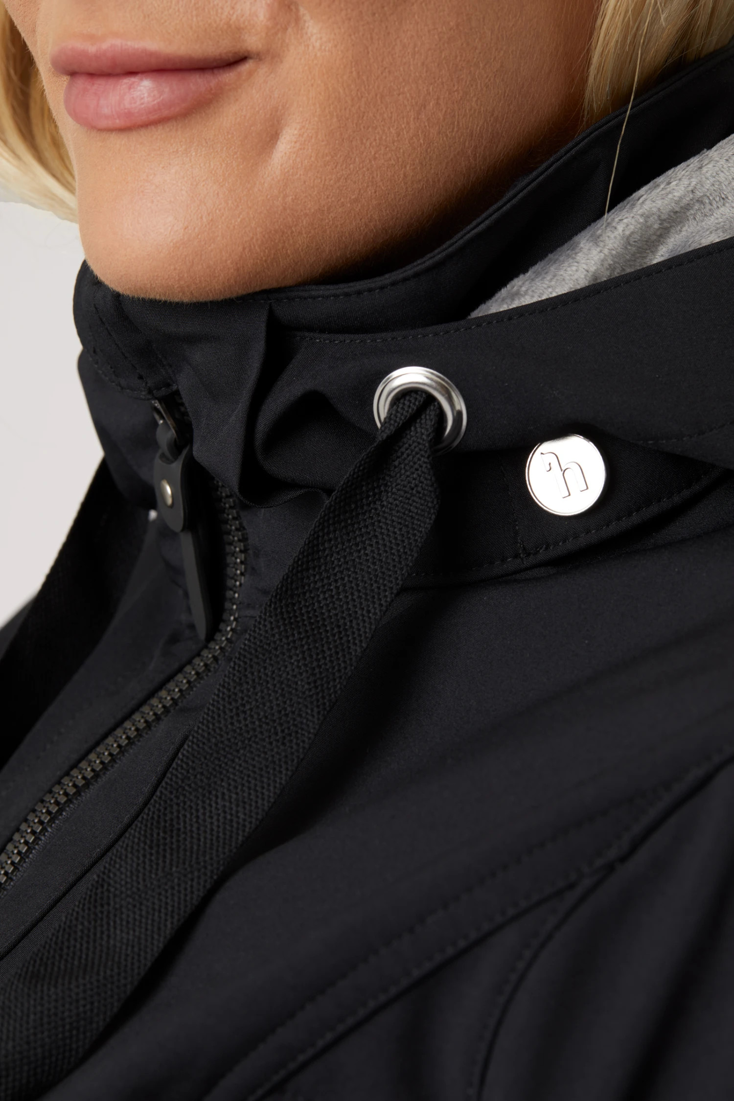 Horze Freya Women's Long Soft-shell Riding Jacket 5 Horze Freya Women's Long Soft-shell Riding Jacket - Image 5