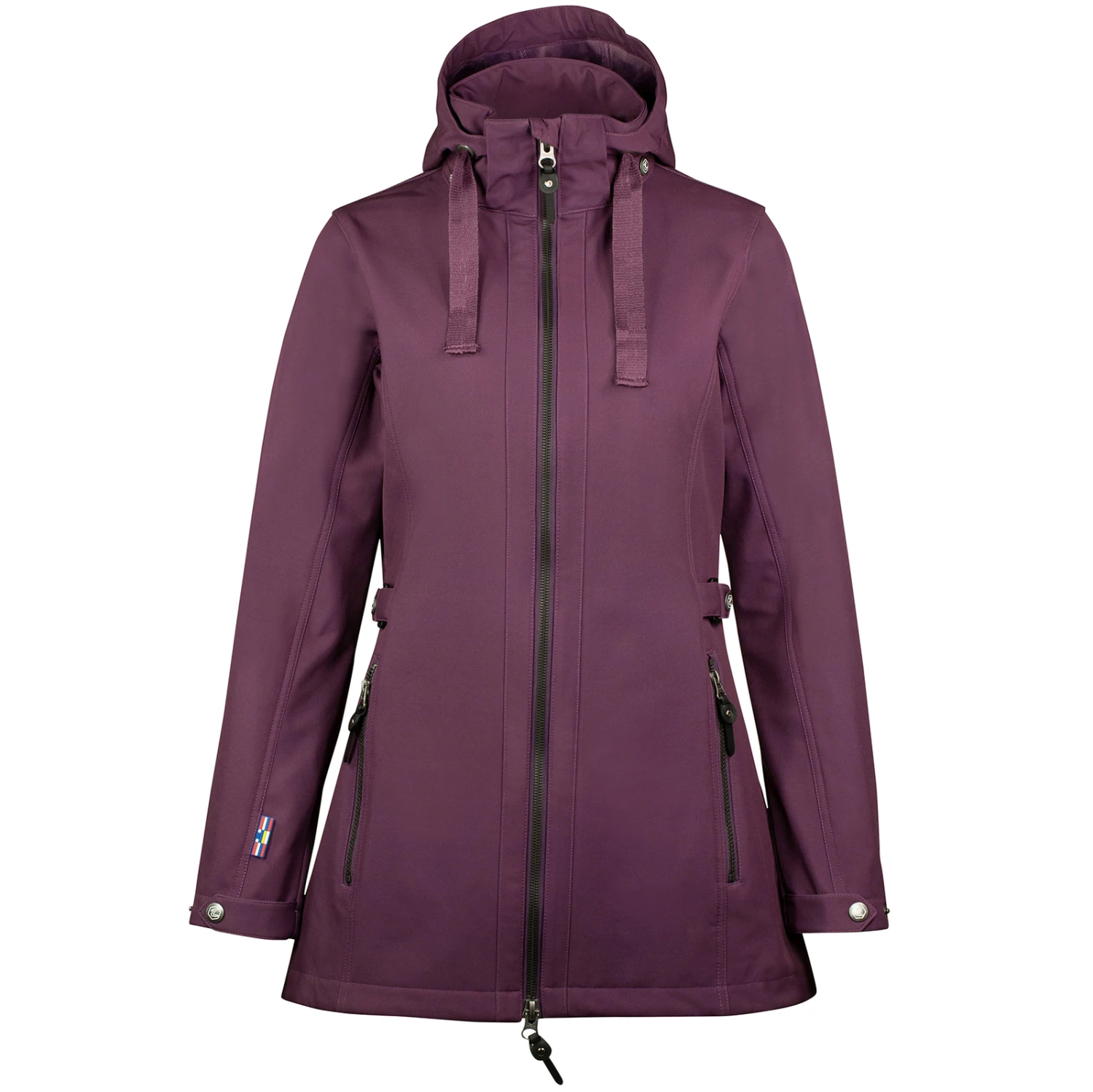 Horze Freya Women's Long Soft-shell Riding Jacket 14 Horze Freya Women's Long Soft-shell Riding Jacket - Image 14