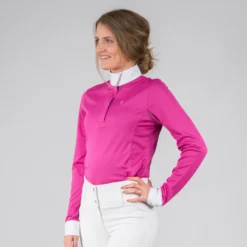 Horze Blaire Women's Long-Sleeved Functional Show Shirt -Equestrian Supplies 33209 CFPU 1