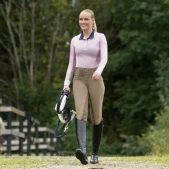 Horze Blaire Women's Long-Sleeved Functional Show Shirt -Equestrian Supplies 33209 CKPI 2