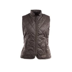 Horze Women's Classic Quilted Riding Vest -Equestrian Supplies 33211 DBR 1