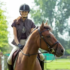 Horze Women's Classic Quilted Riding Vest -Equestrian Supplies 33211 DBR 3