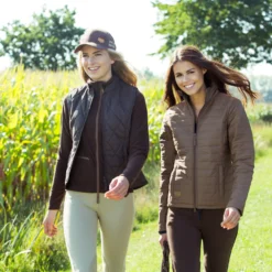 Horze Women's Classic Quilted Riding Vest -Equestrian Supplies 33211 DBR 6