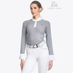 Cavalliera Universe Long Sleeve Riding Show Shirt