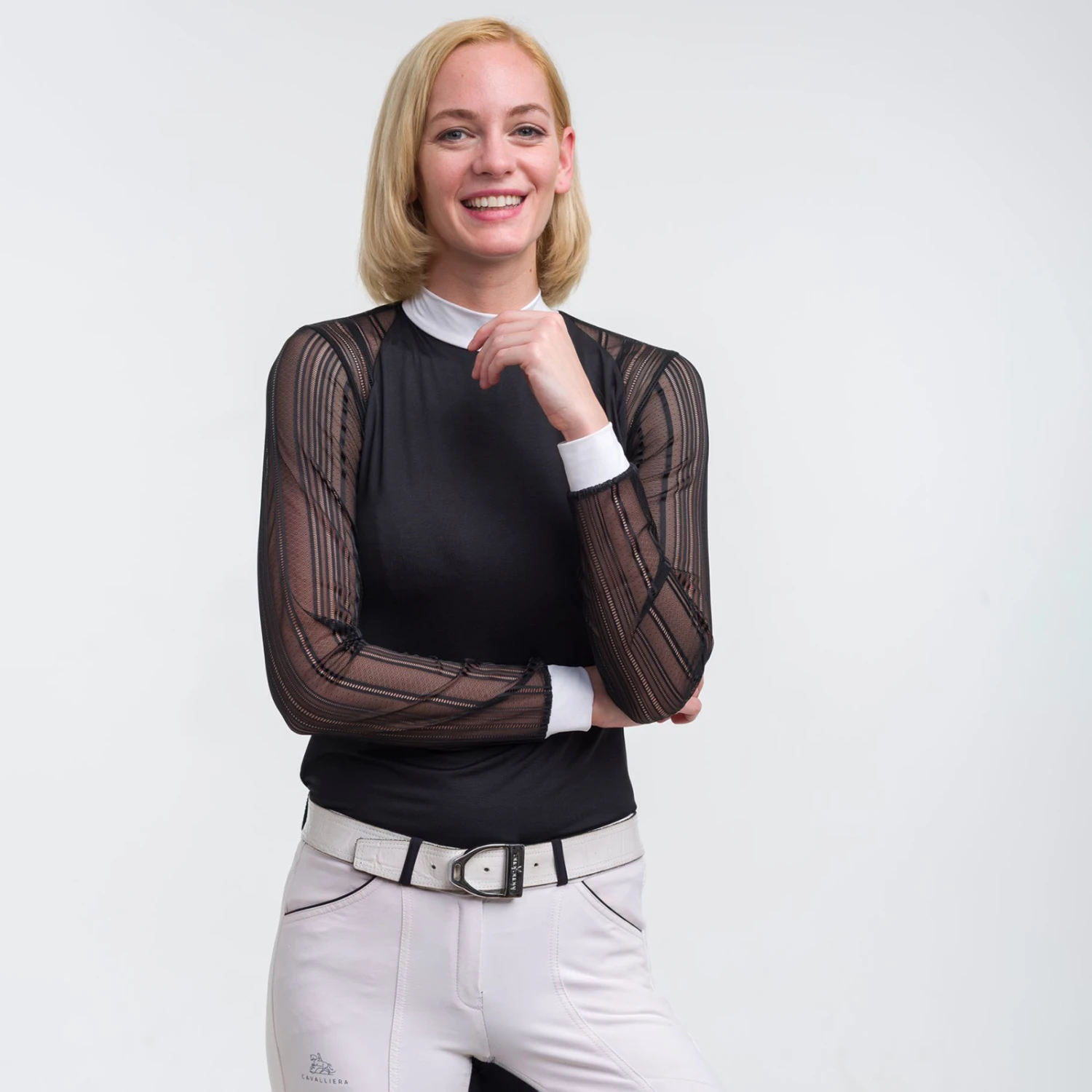 Cavalliera Contessa Women's Long Sleeve Show Shirt 1 Cavalliera Contessa Women's Long Sleeve Show Shirt