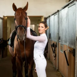 Cavalliera Contessa Women's Long Sleeve Show Shirt 9 Cavalliera Contessa Women's Long Sleeve Show Shirt -Equestrian Supplies 333724 WH 2