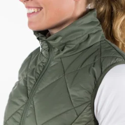 Horze Martina Women's Lightweight Padded Riding Vest -Equestrian Supplies 33410 LDGR 3
