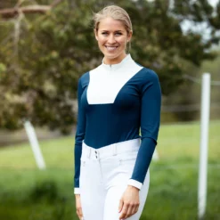 Horze Edie Women's Long Sleeve Show Bodysuit 20 Horze Edie Women's Long Sleeve Show Bodysuit -Equestrian Supplies 33475 RPB 3