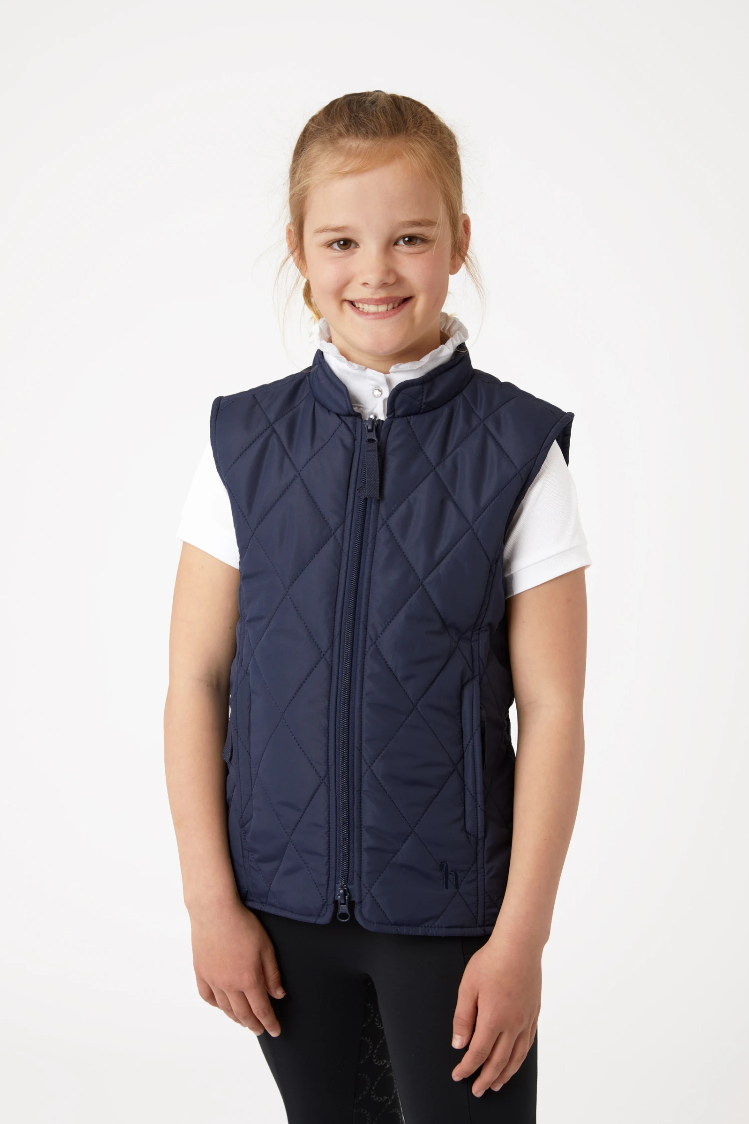 Horze Kids Classic Quilted Riding Vest 2 Horze Kids Classic Quilted Riding Vest - Image 2