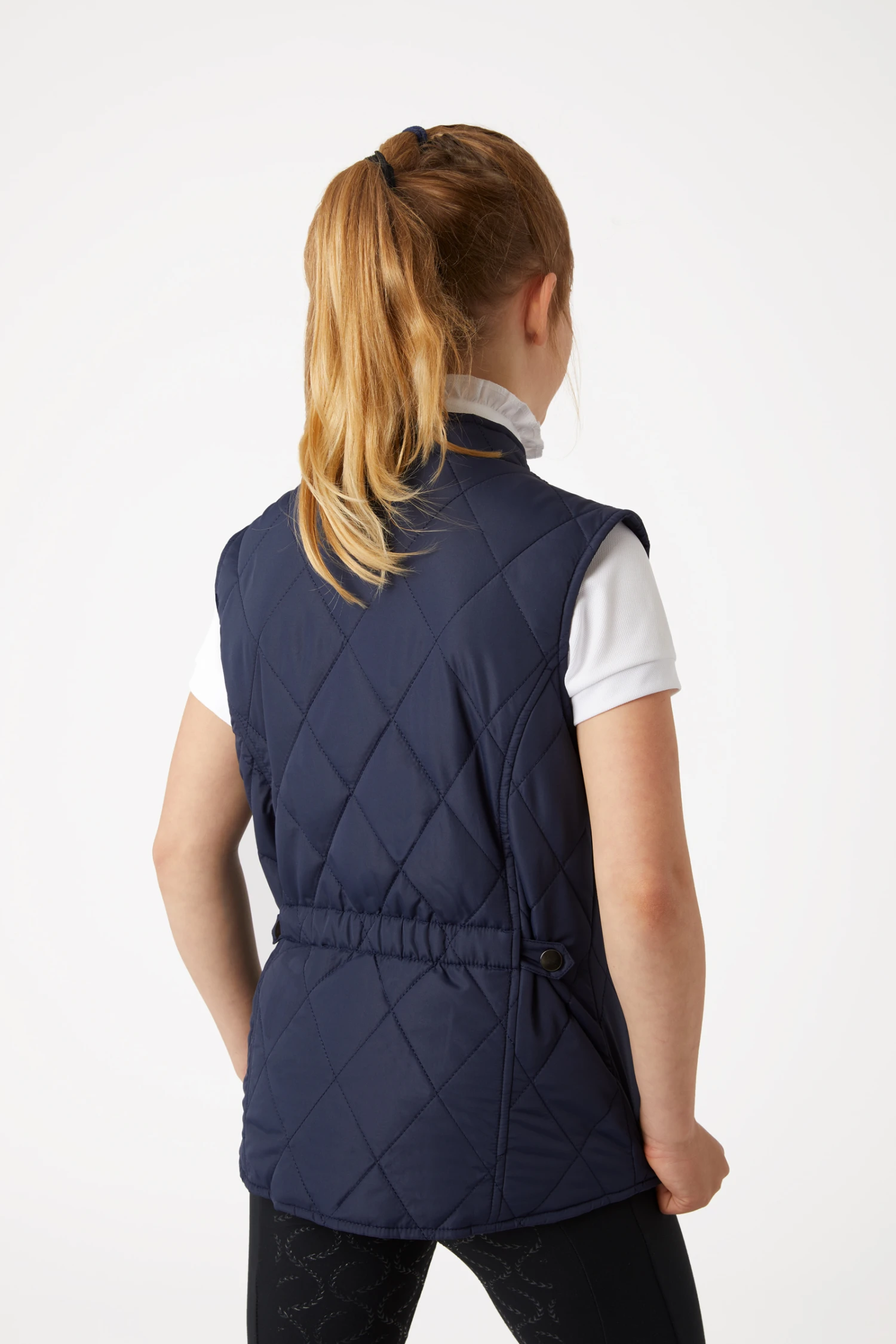 Horze Kids Classic Quilted Riding Vest 4 Horze Kids Classic Quilted Riding Vest - Image 4