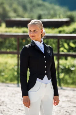 Horze Carla Women's Show Riding Jacket -Equestrian Supplies 33495 bl 08