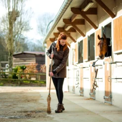 Horze Billie Women's PU Rain Riding Jacket With Fleece -Equestrian Supplies 33501 BRBR 3