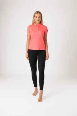 Horze Denise Women's Functional Short Sleeve Polo Shirt -Equestrian Supplies 33528 PI 3
