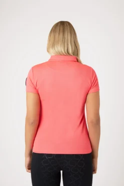 Horze Denise Women's Functional Short Sleeve Polo Shirt -Equestrian Supplies 33528 PI 4