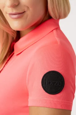 Horze Denise Women's Functional Short Sleeve Polo Shirt -Equestrian Supplies 33528 PI 6