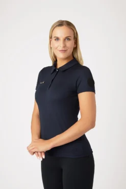 Horze Denise Women's Functional Short Sleeve Polo Shirt -Equestrian Supplies 33528 VDB 2