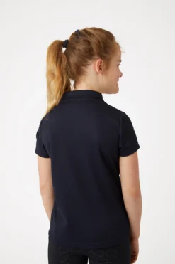 Horze Denise Kids Functional Short Sleeve Polo Shirt -Equestrian Supplies 33529 VDB 4
