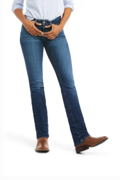 Ariat Women's Real Perfect Rise Abby Straight Jeans -Equestrian Supplies 335369 DNB 2