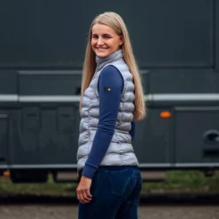 Horze Raquel Women's Training Shirt With High Neck -Equestrian Supplies 33540 DRB 7