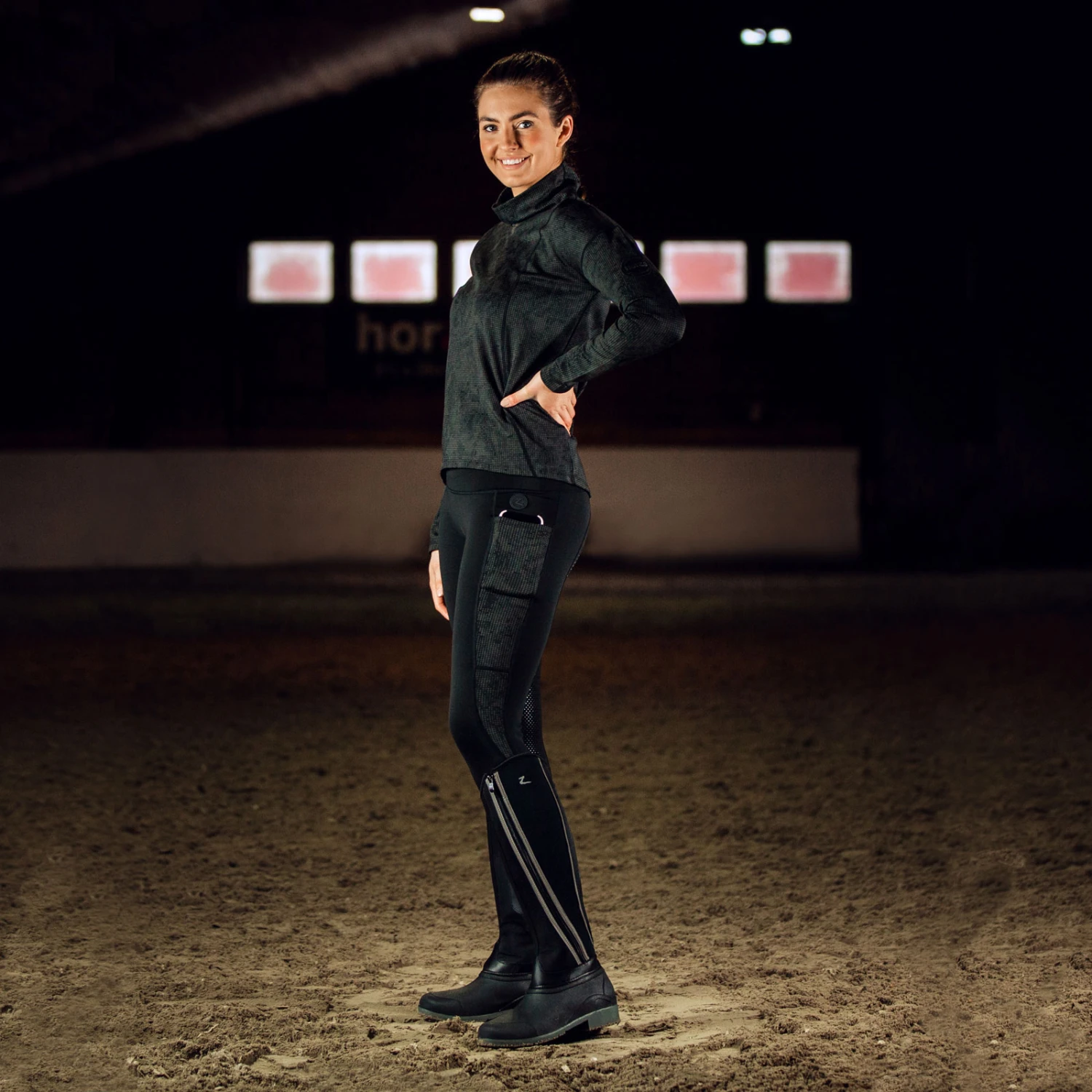 Horze Ramona Women's Technical Sweatshirt 4 Horze Ramona Women's Technical Sweatshirt - Image 4