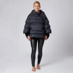 Horze Dora Women's Padded Riding Poncho -Equestrian Supplies 33555 vdb 05