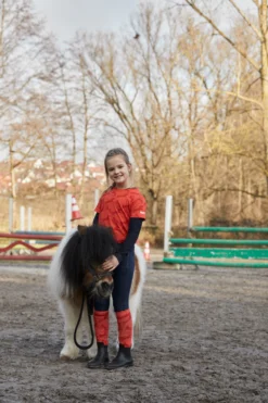 Horze Micky Kids Printed Organic Cotton T-Shirt -Equestrian Supplies 33567 mor 07