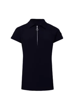 Horze Tiana Kids Polo Shirt With Short Sleeves -Equestrian Supplies 33574 vdb 01