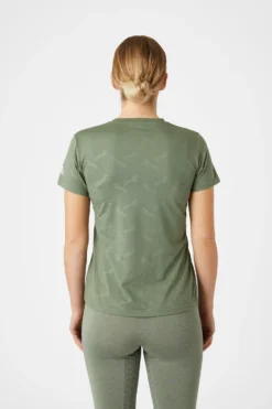 Horze Nina Women's Functional T-Shirt With Horse Print -Equestrian Supplies 33575 OVGR 5